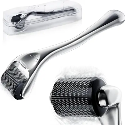 thumbnail image 2 of Microneedle Derma Roller Kit - 0.5mm, 1mm, 1.5mm, 2.0mm 540 Needles For Face 2 of 2