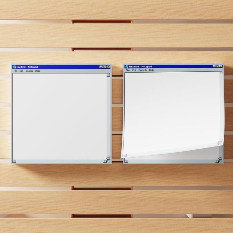 Retro Computer Design Sticky Note, 3 Counts/set Creative Office & School Notepad, Perfect Gift for Students and Teachers, Office Supplies