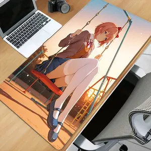 doki doki literature club mouse pad, low-key and versatile, suitable for people who use the computer for a long time to work or play games, is the best gift for family, friends, and loved ones during Christmas, Valentine's Day, New Year