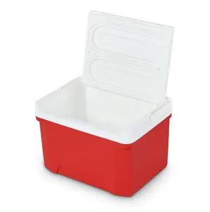 9 QT Laguna Ice Chest Cooler - Red, Perfect for Traveling with Your Pet