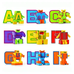 Alphabet Robots Toys for Kids, ABC Learning Toys, Alphabots, Letters, Toddlers Education Toy, Carnival Prizes, Treasure Box and Prize for Classroom, Birthday Gift for Kids