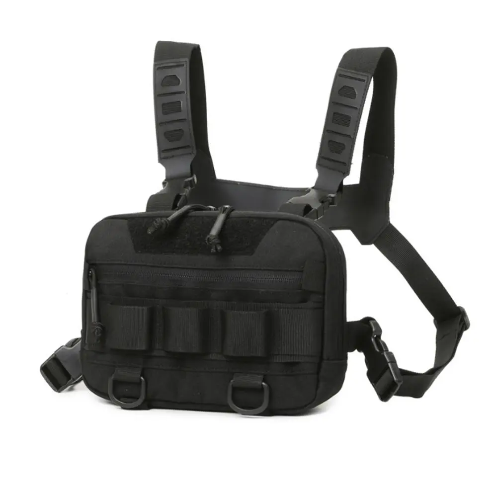 New Sports Utility Vest Bag, Trendy Fashion Practical Multi-Functional Men's Durable Cycling Chest Pack, Casual All-Season Universal Sports Bag, Fashionable Sporty