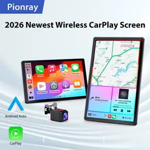 Upgrading an Old Car.2026 Latest 7.8' Car Radio Multimedia Player, Car Video Player, Wireless Carplay/Android Auto, Mirrorlink BT Aux TF Fm, 1080P Rearview Camera.