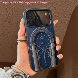 Phone case: Warner Bros WB Licensed The Lord of the Rings  Gandalf the Grey Character Design Phone Case, Suitable for iPhone17/ 16/ 15/ 14/ 13/ 12/ 11/ X/ XS/ XS MAX/ XR/ AIR/ Pro/ Pro Max/ Plus, Halloween and Christmas gifts