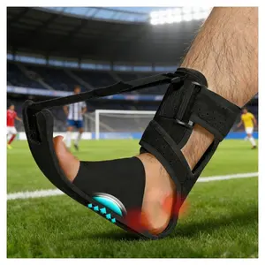 PeakFlex Adjustable Plantar Night Splint, Ankle Heel Support Foot Drop Brace for Soccer Athletes, Pain Relief & Sports Recovery, Foot Drop & Heel Spur Pain Relief ,Comfortable All-Day Overnight Wear Posture Strap