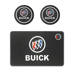 1/2/3pcs Car Cup Holder Non-Slip Silicone Mat, Premium PVC Anti-Slip Pad, Phone Stand Mat, Car Accessories, Car Essentials for Buick Regal Gs Gl6 Gl8 Lacrosse