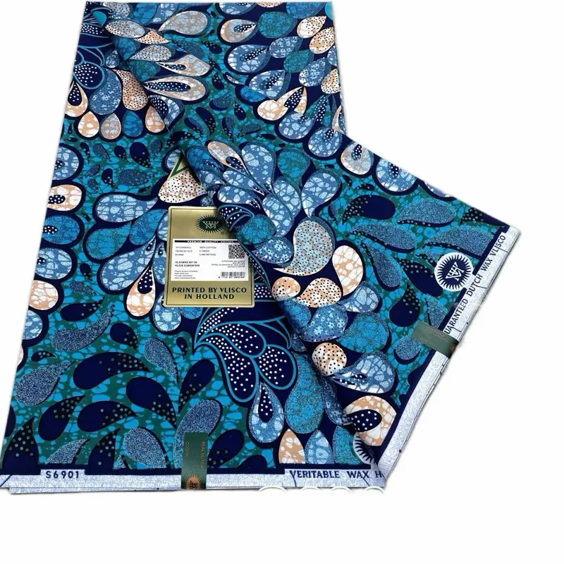 2th generation Grandsuper wax ankraka liputa dresses 6yard