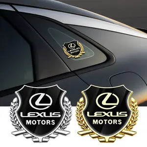 Lexus Car Emblem Sticker, Rear Trunk Decoration Badge, Waterproof Durable Custom Exterior Accessories, Stylish Auto Decals