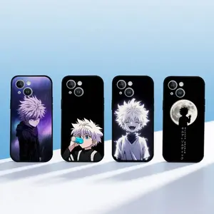 Classic cool Anime H-HUNTER×H-HUNTER K-Killua Soft TPU Phone Case For iPhone 17/16/15/14/13/12/11/Pro/ProMax/Plus/17Air/Xsmax/E, Anti Fall Back Cover, Shockproof Cover, Uv Printed, Manga Merchandise, superior quality, Trendy Gift for Christmas