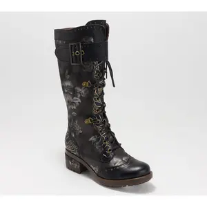 L'Artiste by Spring Step Lace-Up Boots - Kisha-Boss