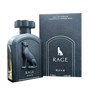 Lattafa Rave Rage for Unisex Eau de Parfum Spray, 3.4 Ounce