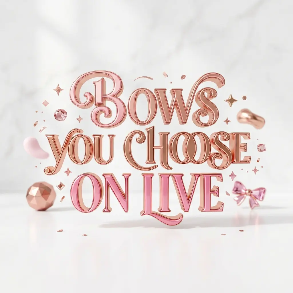 5 Bows for $20! You choose on LIVE