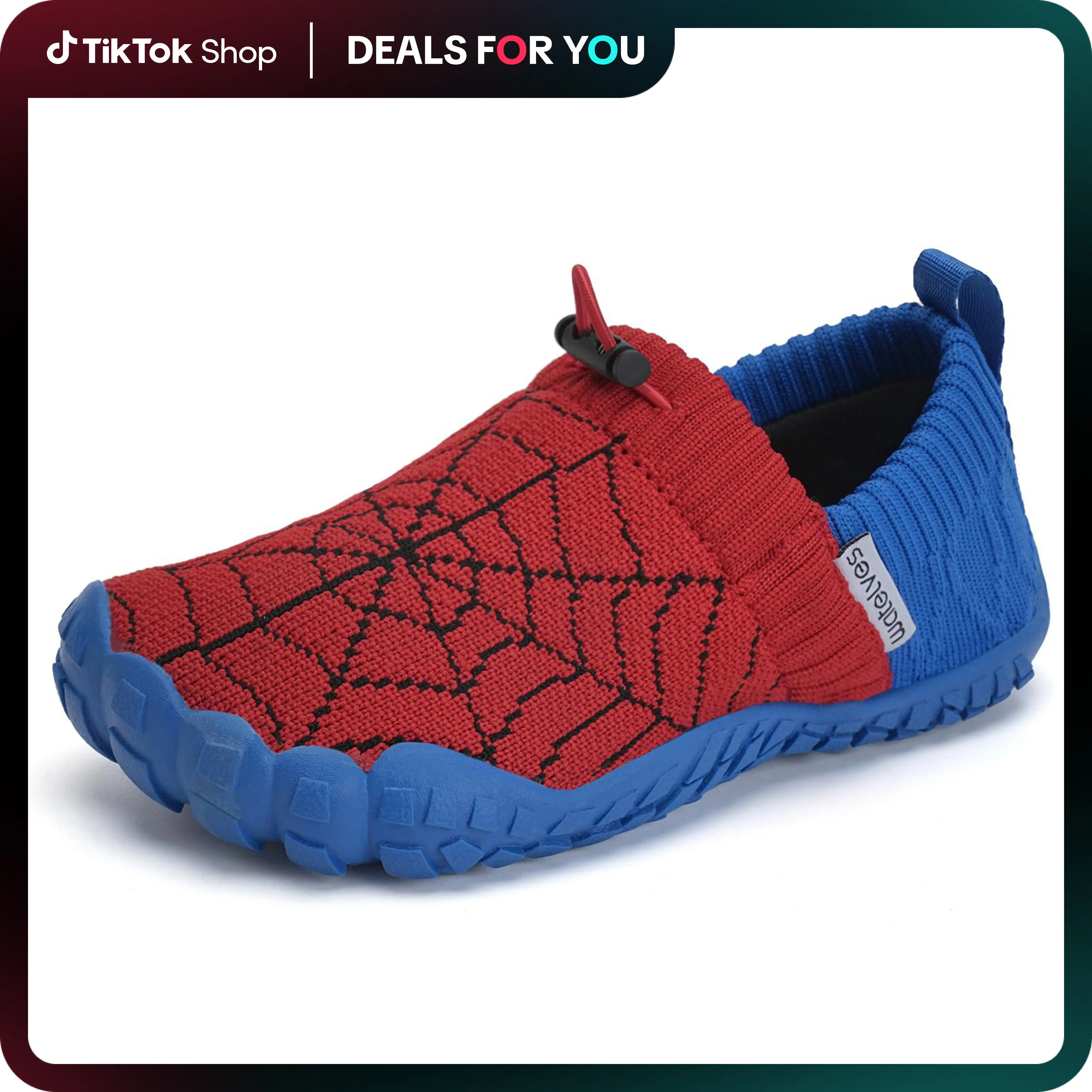 WateLves Kids Barefoot Shoes Boys Girls Breathable Wide Toe Slip On Walking Shoes Toddler Little Big Kid Naturally Splay Minimalist Zero Drop Sneakers