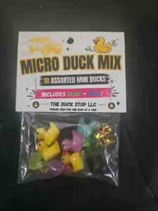 Duck Stop Micro Duck Mix – 10 Assorted Mini Ducks