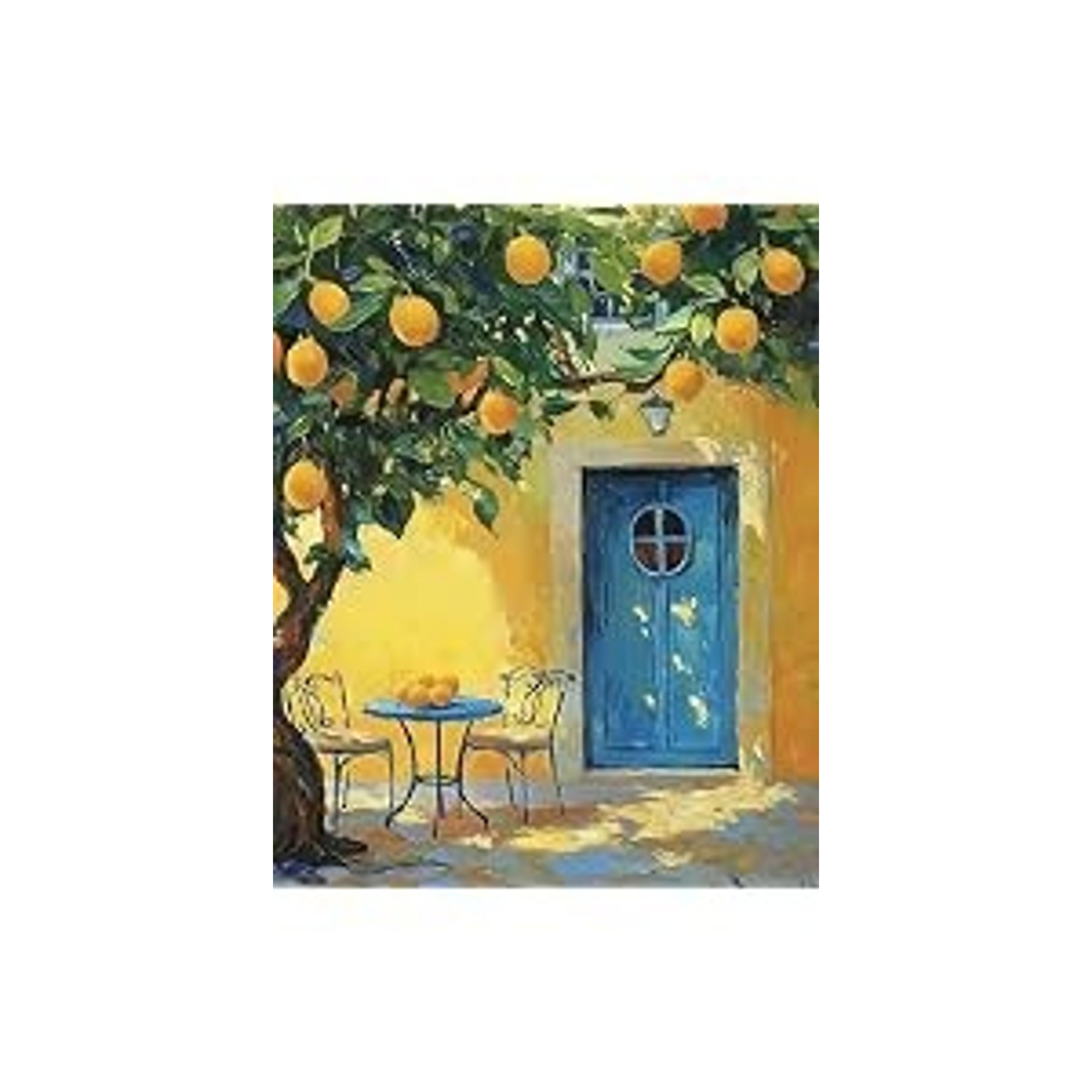 Unframed 16x20 in London Theme Acrylic Paint by Numbers Kit for Adult Beginners - Easy DIY Home Wall Decor with Acrylic Brushes