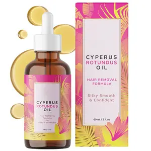 Gentle Cyperus Rotundus Hair Removal Essence Oil 60ml 2oz - Soothing, Moisturizing & Smooth Skin Care