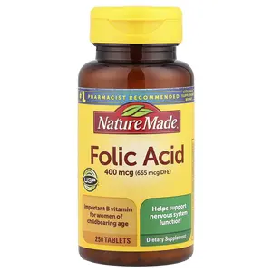 Nature Made Folic Acid, 250 Tablets