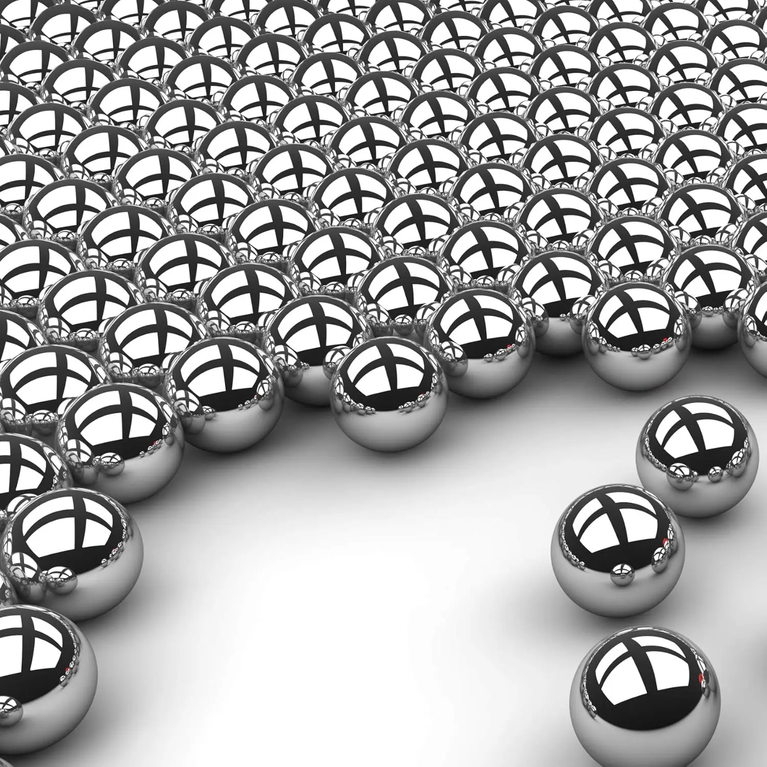 100 Qty 6mm (0.236") Precision Chrome Steel Bearing Balls G25 100 Qty 6mm (0.236") Precision Chrome Steel Bearing Balls G25