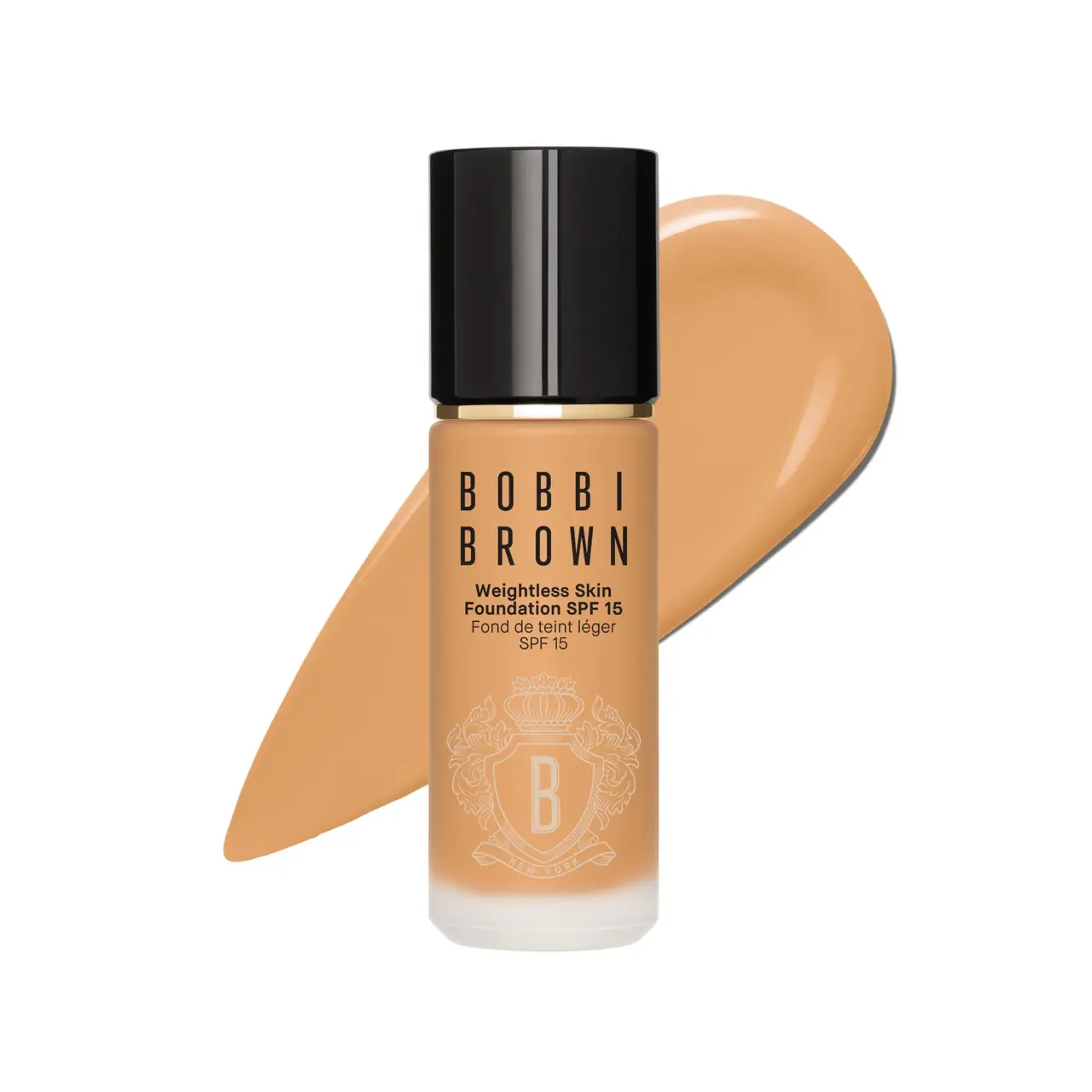 [Bobbi Brown] Weightless Skin Foundation SPF 15, 53 Shades | Oil-Controlling Liquid Foundation | Natural Matte Medium Coverage, 24-Hour Wear