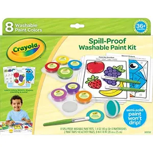 Crayola CYO811518 Spill Proof Washable Paint Set
