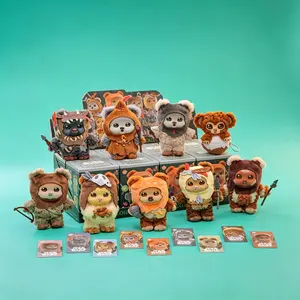 HOTTOY - EWOKS V2 PLUSH TOY DOLL BLIND BOX COLLECTION,CUTE BAG Partner