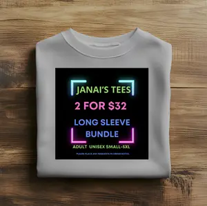 2 for 32 long sleeve shirt bundle, you choose, you pick bundle, graphic tees, made in Alabama