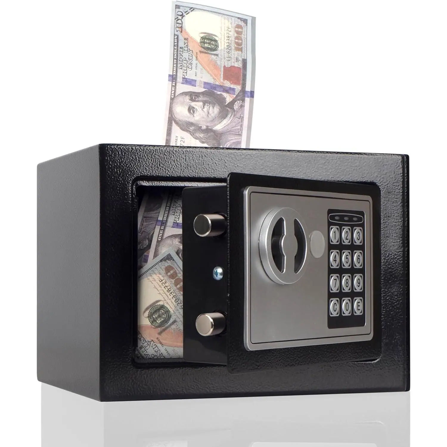 Large Metal Password Piggy Bank Safe - Minimalist Home Decor with Safety Key Lock, Rugged and Durable Materials, Ideal for Honeymoon Savings, 1 Target Group (Adults), 2 Scenarios (New Year Gift, Birthday Gift)
