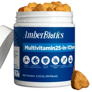 25-in-1 Dog Multivitamin Supplement, Rich in Various Vitamins,...