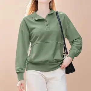 2026 Tops Women's Oversized With Pockets for Casual Wear Easy to Match