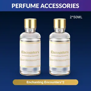 Smart car fragrance diffuser replacement core fragrance liquid 2X50ml