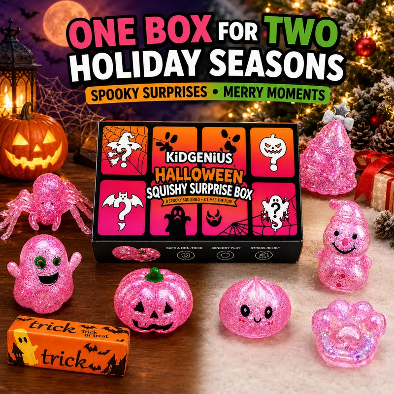 Halloween and Christmas Squishy Toys
