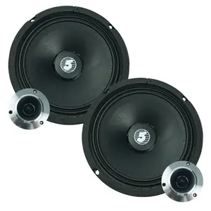 5 Core 6.5" Mid-Range Replacement 4x Pro Audio Car Speaker 360W 8 Ohms 4x60W Aluminum Super Tweeters
