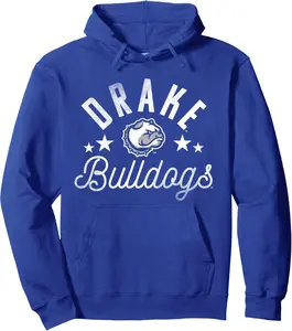 Drake University Bulldogs Logo Pullover Hoodie