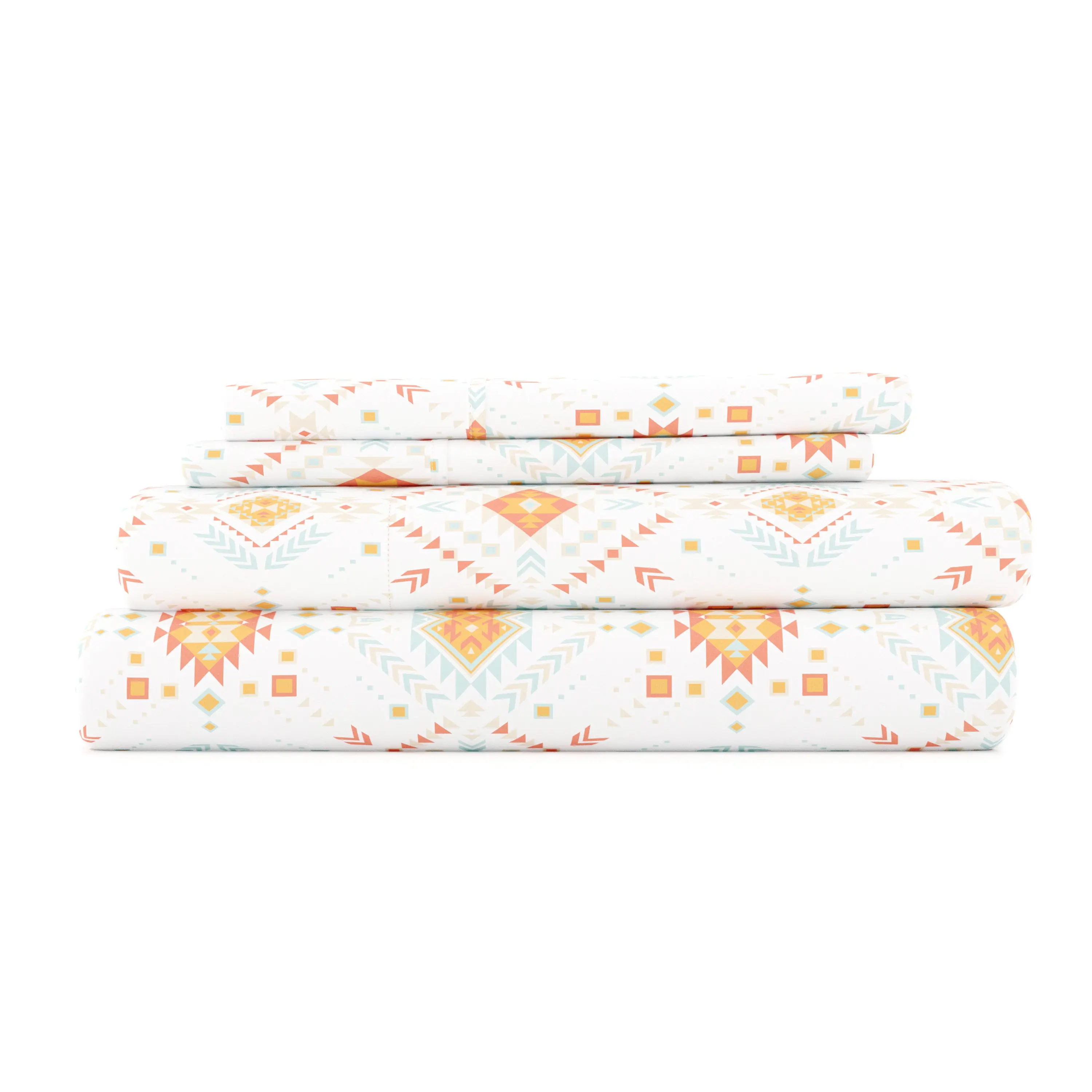 Aztec Dreams Pattern 4-Piece Sheet Set Aztec Dreams Pattern 4-Piece Sheet Set