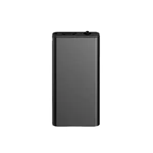 Black Durable Metal Digital Voice Recorder - Ultra-Thin Tiny Mini Professional Audio Device, 4-32GB Storage, Sound Activation, Noise Reduction, 8GB MP3 Player Function Recording Portable