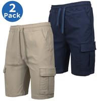 (2 Pack) Navy-Khaki