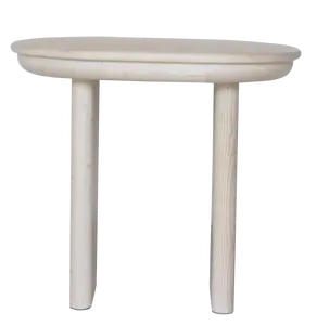 Ridge Side Table | Solid Pine Wood | By - Mango Furniture Inc.