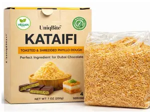 Toasted Kataifi Pastry for Dubai Chocolate | 7 oz (200g) | Ready to Use Crispy Kadayif Shredded Fillo Dough