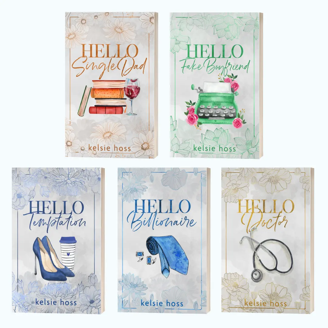 Hello Series Bundle - Small Town Romance with Plus Size Female Main Characters - Sprayed Edges and Discreet Covers - Written by Kelsie Hoss