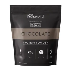 Just Ingredients Chocolate Protein Powder - NSF - 25 Servings | 100% Grass-fed Non-denatured Whey| Supplement | Fitness | No Artificial Flavors