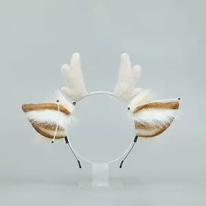Christmas halloween Cute Deer Horn Design Headband, Animal Ear Headband, Party Costume Accessories for Cosplay Party Festival, Party Dress Up Supplies