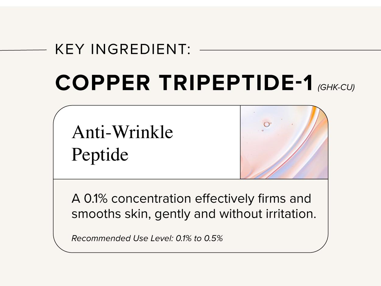 GHK-Cu Peptides Serum, Copper Peptides Serum for Face - Tightening, Repairing, Collagen Boosting - with Hyaluronic Acid - Fragrance-Free