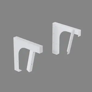 Dowell Universal ADA Vanity Bracket Heavy-Duty Commercial Bracket Floating Medical Support Bracket with/without Arm Metal Brackets Suitable for Restroom Vanities, Shelving Units & Work Desks - 7008 Series
