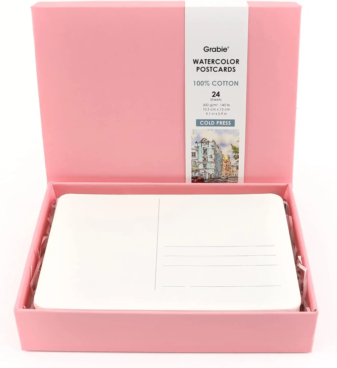 Grabie Premium Watercolor 140lb Art Painting Postcards Set Of 24