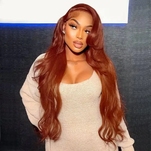 Alipearl Wigs Copper Color Body Wave  5x7/4x7 Lace Closure Wig 13x4 Lace Frontal Wig Pre Cut Ready to Go Glueless Wig Pre Plucked Human Hair #SummerWins #DealsForYouDays