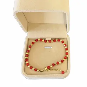 Pulsera murano con oro 10k size 7