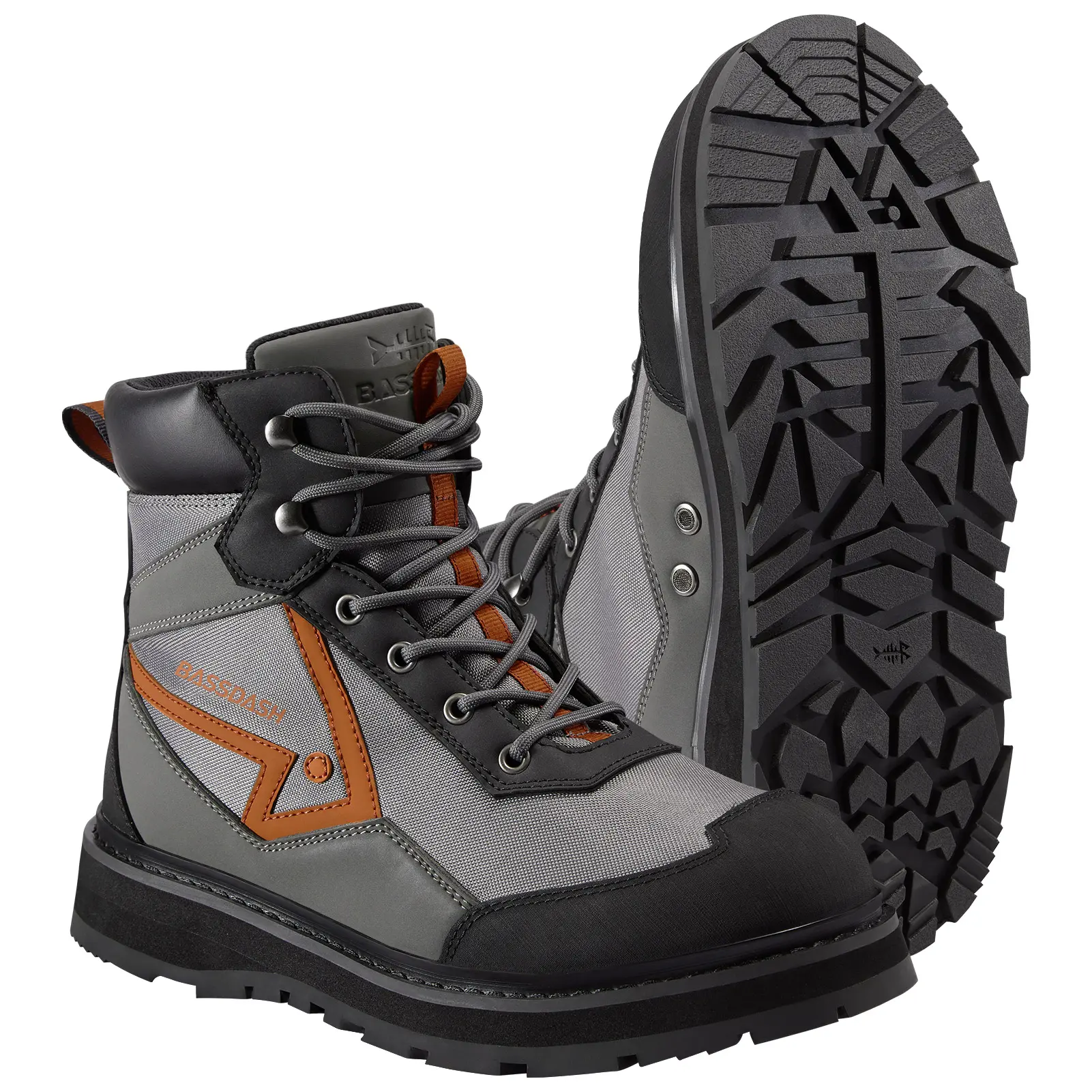 BASSDASH Men’s Wading Boots Lightweight Anti-Slip Rubber Sole Fly Fishing Wading Shoes BASSDASH Men’s Wading Boots Lightweight Anti-Slip Rubber Sole Fly Fishing Wading Shoes
