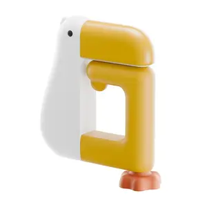 1pc Adorable Thinking Duck Backpack Hook! Adjustable for Desk Side, Perfect for Students! Storage Hooks