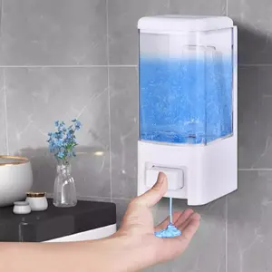 Wall-Mounted Hotel No-Drill Soap Dispenser, Shower Gel Shampoo Can, Hand Sanitizer Dishwasher Bottle Holder, Bathroom Accessories