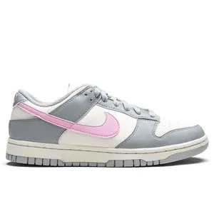 Nike Dunk Low Next Nature Light Smoke Grey Pink Rise DD1873-002 Women's Fashion Sneaker New
